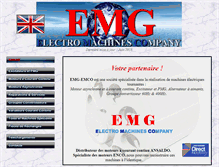 Tablet Screenshot of emg-emco.fr